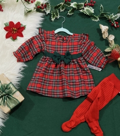 Vestido infantil casual con lazo de moño en cintura - comprar en línea