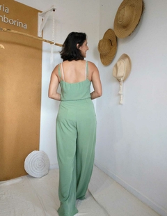 CALÇA Pantalona VIRTUDE verde - comprar online