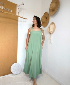 Vestido longuete CONFIANÇA verde