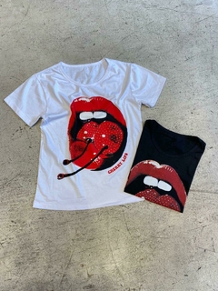 REMERA CHERRY LIPS