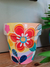 Trio de Vasos de Cerâmica 7 - Coleção Floral na internet