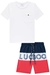 Conjunto Lucboo Blusa Branca e Short