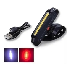 Sinalizador LED Bicolor Recarregável USB 100 Lumens