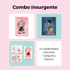 Combo insurgente: Les antifeministas + Cenicienta + serigrafía original de powerpaola