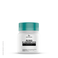 Ácido D Aspártico 500mg - 30 doses