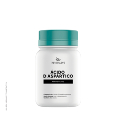 Ácido D Aspártico 500mg - 60 doses
