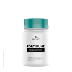 FortImune com cúrcuma, nucleotides, echinacea, alecrim e quercetina - 60 doses