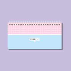 Desk Planner Rosa/Azul