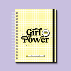 Planner permanente Girl Power Amarelo