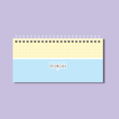 Desk Planner Amarelo/Azul