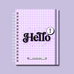 Planner permanente Hello Lilás