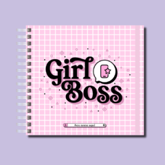 Planner permanente 18x18 Girl Boss Rosa