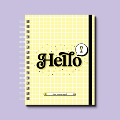 Planner permanente Hello Amarelo