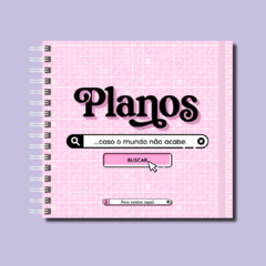 Planner permanente 18x18 Planos Rosa