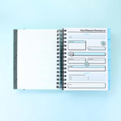 Planner permanente Stay Positive Amarelo na internet