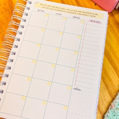 Planner Financeiro A5 - Margaridas azul - Zade | Papelaria Criativa