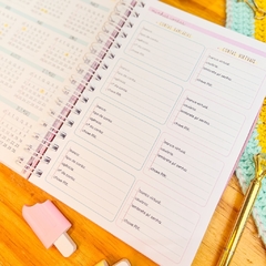 Planner Financeiro A5 - Margaridas azul - comprar online