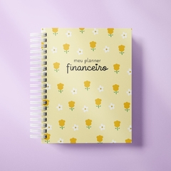 Planner Financeiro A5 - Flores Amarelas