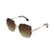 OCULOS SOL COLCCI C0229 DOURADO BRILHO C/BORDO/L MARROM DEGR