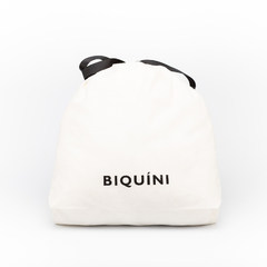 Sacola Biquíni - tipo saco em algodão cru na internet