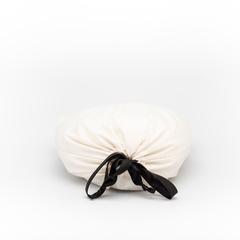 Sacola Biquíni - tipo saco em algodão cru - OFICINA IÁ - organizadores práticos e sustentáveis