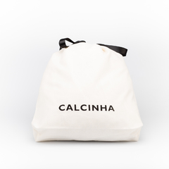 Sacola Calcinha - tipo saco em algodão cru na internet