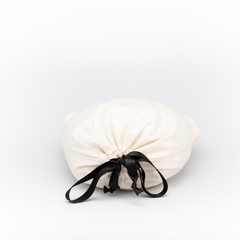 Sacola Calcinha - tipo saco em algodão cru - OFICINA IÁ - organizadores práticos e sustentáveis
