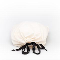 Sacola Lavar - tipo saco em algodão cru - OFICINA IÁ - organizadores práticos e sustentáveis