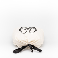Sacola Mule - tipo saco em algodão cru - OFICINA IÁ - organizadores práticos e sustentáveis
