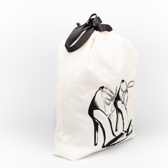 Sacola Sandália - tipo saco em algodão cru - comprar online
