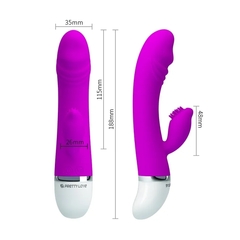 VIBRADOR DUPLA ESTIMULAÇÃO COM 30 VELOCIDADES PRETTY LOVE - ADAN na internet