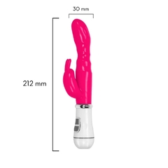 VIBRADOR PONTO G COM ESTIMULADOR RABBIT – RECARREGÁVEL - comprar online