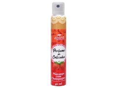 PERFUME DE CALCINHA AROMÁTICO 40ML MORANGO COM CHAMPAGNE