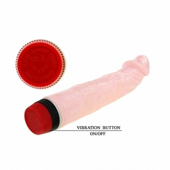 PÊNIS EM SILICONE REALISTA COM VIBRO 19 X 4 CM - Doce Sedução E-commerce