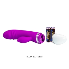 VIBRADOR DUPLA ESTIMULAÇÃO COM 30 VELOCIDADES PRETTY LOVE - ADAN - loja online