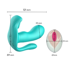 VIBRADOR CALCINHA COM CONTROLE REMOTO E AQUECIMENTO - comprar online