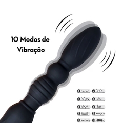 MASSAGEADOR DUPLO COM 10 MODOS DE VIBRAÇÃO RECARREGÁVEL - Doce Sedução E-commerce