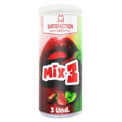 MIX 3 BOLINHAS EM CÁPSULA 3 UNIDADES SATISFACTION