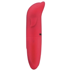 VIBRADOR PONTO G AVELUDADO COM FORMATO GOLFINHO - comprar online