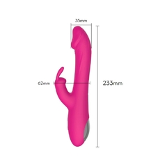 VIBRADOR PONTO G COM ESTIMULADOR PENELOPE - comprar online