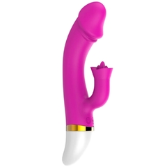 VIBRADOR PONTO G COM LÍNGUA MÁGICA - comprar online