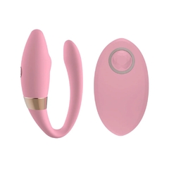 VIBRADOR CASAL AGATHA COM CONTROLE REMOTO - Doce Sedução E-commerce