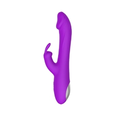 VIBRADOR PONTO G COM ESTIMULADOR PENELOPE - loja online