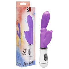 VIBRADOR DE PONTO G E CLITÓRIS COM LÍNGUA NA PONTA - SOPHIA - Doce Sedução E-commerce