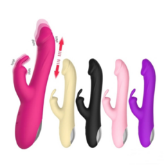 VIBRADOR PONTO G COM ESTIMULADOR PENELOPE