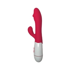 VIBRADOR PONTO G COM ESTIMULADOR CLITORIANO – RECARREGÁVEL