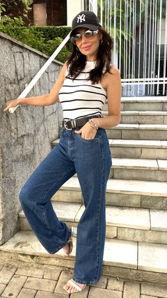 Calça jeans wide leg