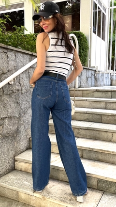 Calça jeans wide leg - Fashion For Fun