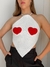 top de crochê heart - comprar online