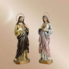 Sagrado Coração de Maria e Jesus-40cm - Dani Kindler